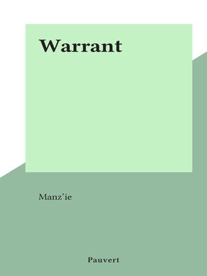 cover image of Warrant